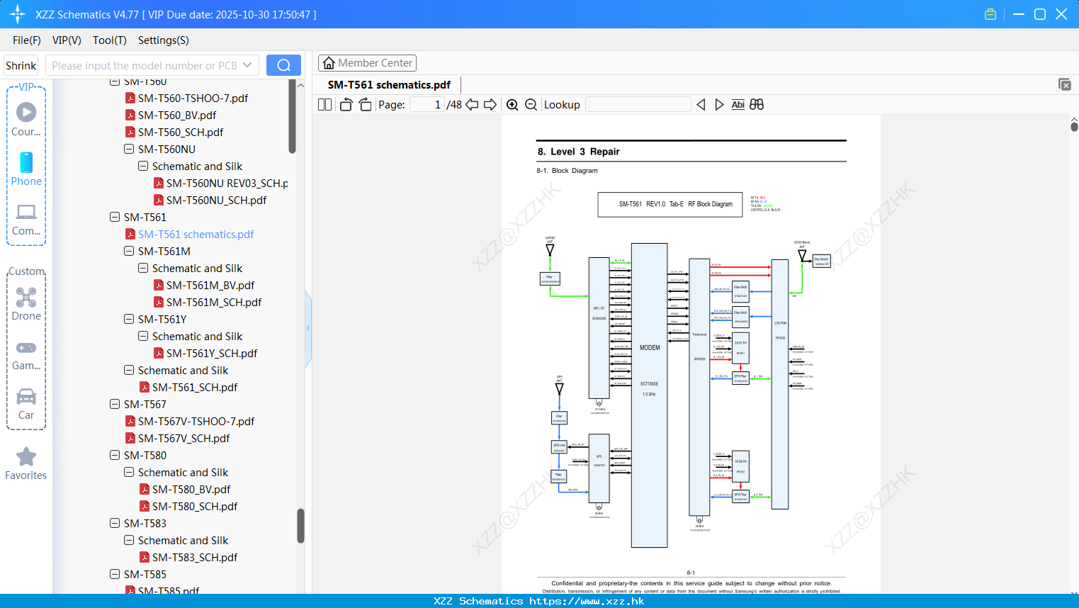 Samsung SM-T561 Schematics